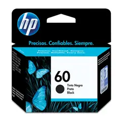 HP - CARTUCHO 60 NEGRO