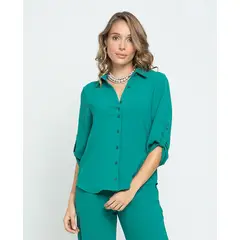 ADRISSA - CAMISA BASICA DAKOTA PARA MUJER CON CHARRETERA