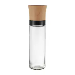 BIGCENTER - Molino Manual De Sal Y Pimienta - Tapa De Bambú - Cerámica