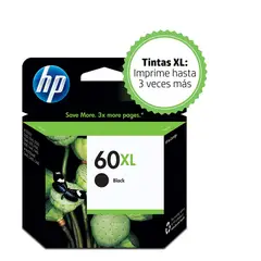 HP - CARTUCHO 60XL NEGROH ORIGINAL