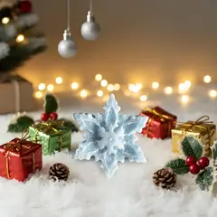 GENERICO - VELA NAVIDAD ESTRELLA ECOLÓGICA Y AROMATIZADA