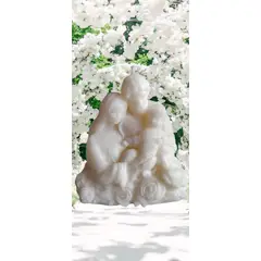 GENERICO - VELA NAVIDAD SAGRADA FAMILIA ECOLÓGICA Y AROMATIZADA