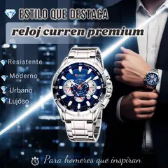 CURREN - Despierta la Magia de la Navidad con un Toque de Lujo: Reloj 8363 Premium