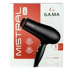 GENERICO - Secador de cabello GAMA Italy Mistral Tourmaline ION