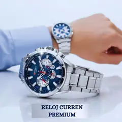 CURREN - RELOJ EN ACERO INOXIDABLE CON CRONOGRAFOS 8363 EN CAJA ORIGINAL