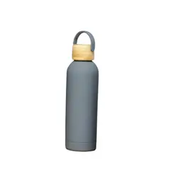 BIGCENTER - Termo Térmico Deportes oficina y casa color Gris 500ml
