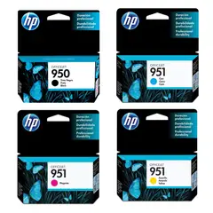 HP - JUEGO CARTUCHO 950 NEGRO - 951 COLORES X 4
