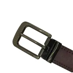 GENERICO - Cinturón Correa Hombre Doble Faz 118cm Recortables