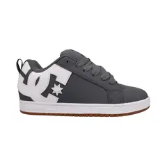 DC SHOES - Tenis Court Graffik hombre color gris con blanco