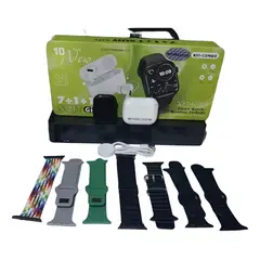 GENERICO - Smartwatch 7 + 1 + 1 K31 Suit Gift Con Auriculares Y Correas Negro