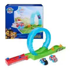 SPINMASTER - Paw Patrol Pista Pup Squad Rescue Loop Chase & Marshall