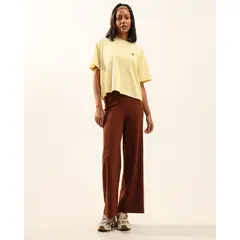 ATMOS - Camiseta Para Mujer Manga Corta Cuello Redondo Color Amarillo Marca #31090339