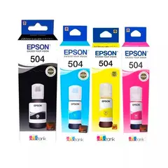 EPSON - JUEGO TINTA 504 NEGRO y 504 COLORES
