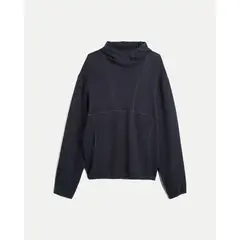 ATMOS - Buzo Con Capota Y Cortes Para Hombre Negro