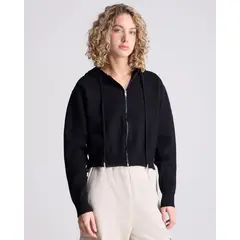 ATMOS - Saco Para Mujer Zipper Color Negro Marca #31330003