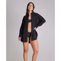 ATMOS - Camisa Para Mujer Manga Larga Color Negro Marca #31010006