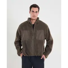 ATMOS - Chaqueta Ovejera Para Hombre Café