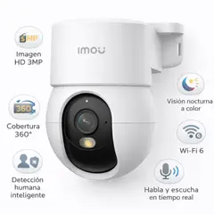 IMOU - Cámara de Seguridad Ranger Mini (3MP) WiFi // Full Color, Detección Humana IA, Audio 2 Vías