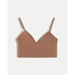 ATMOS - Top Para Mujer Cuello V Color Café Marca #31220158