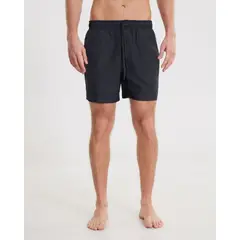ATMOS - Pantaloneta De Baño Con Cordón Para Hombre Negro