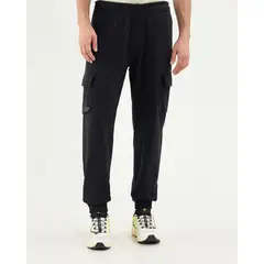 ATMOS - Jogger Con Bolsillos Cargo Para Hombre Negro
