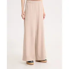 ATMOS - Pantalón Amplio Para Mujer Beige