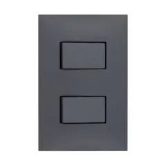 SIMON - Interruptor Doble 2 Vías Negro 25 Plus