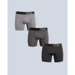 ATMOS - Boxer X3 Para Hombre Filete Corto Color Gris Marca #32000055