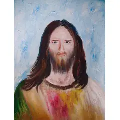 ENCONTRARTE EN PINCELADAS - Obra de arte Jesús en óleo