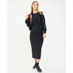ATMOS - Vestido Para Mujer M/Sisa Largo Color Negro Marca #31170018
