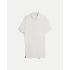 ATMOS - Polo Para Hombre Cuello Maquina Sin Bolsillo Color Blanco Marca #32110014