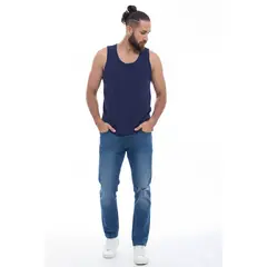 BOCARED - Camiseta Atletica hombre Norman Azul oscuro