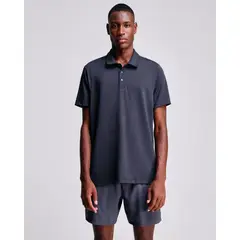 ATMOS - Polo Para Hombre Cuello Maquina Sin Bolsillo Color Azul Marca #32110006