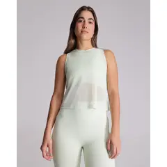 ATMOS - Camiseta Para Mujer Manga Sisa Color Verde Marca #31090121