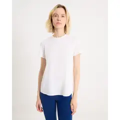 ATMOS - Camiseta Deportiva Básica Para Mujer Blanco