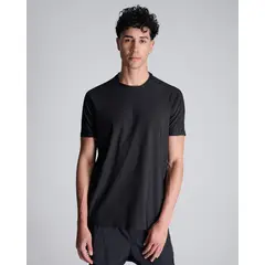 ATMOS - Camiseta Deportiva Texturizada Para Hombre Negro