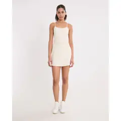 ATMOS - Vestido Para Mujer M/Sisa Corto Color Crema Marca #31170023