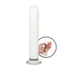 GENERICO - Dildo Consolador Anal Vaginal En Vidrio Talla L