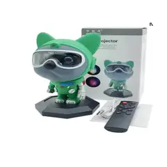 GENERICO - Lámpara Proyectora de Galaxia con Forma de Perro