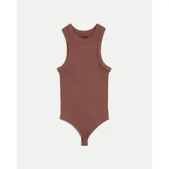 ATMOS - Body Para Mujer Manga Sisa Color Café Marca #31200016