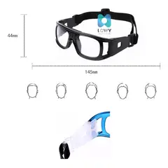 GENERICO - Gafas Deportivas Protectoras Formula Hombre Mujer Futbol