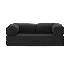 GENERICO - Forro Sofa Teddy Abrazo De Oso 170x80 Negro
