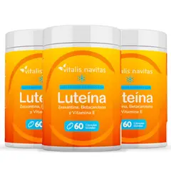 NUTRIPHARMA - Plan 3 Frascos Luteína Vitalis Navitas