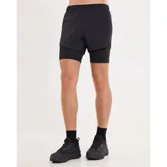 ATMOS - Bermuda Running Con Biker Para Hombre Negro