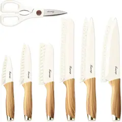 BABARIA - Juego de cuchillos de cocina de 13 piezas