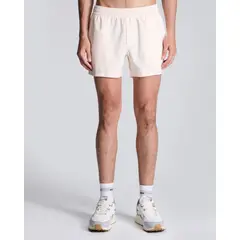ATMOS - Short Training Medio Sin Biker  Para Hombre Crema