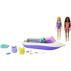 BARBIE - Sirena Power Muñecas Barco y Accesorios