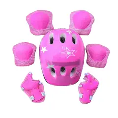 GENERICO - Casco y equipo de protección para patinaje bicicleta sobre ruedas X7 Pcs