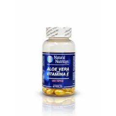 NATURAL NUTRITION - ALIMENTO CON ALOE VERA + VITAMINA E X 60 UNIDADES/
