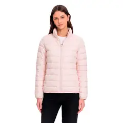 TOTTO - Chaqueta Acolchada Cuello Alto Rpet Colora Rosado Para Mujer
